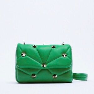 ☀️Zara green crossbody bag